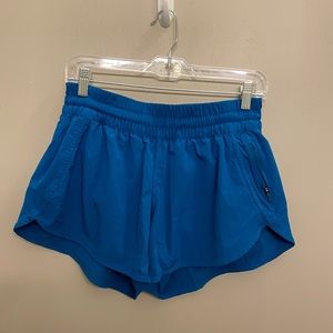 Bright Blue Lululemon Tracker Shorts 4 inch